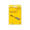 DeLOCK 66247 kaapeliadapteri RJ-45 USB A harmaa 0,09 m