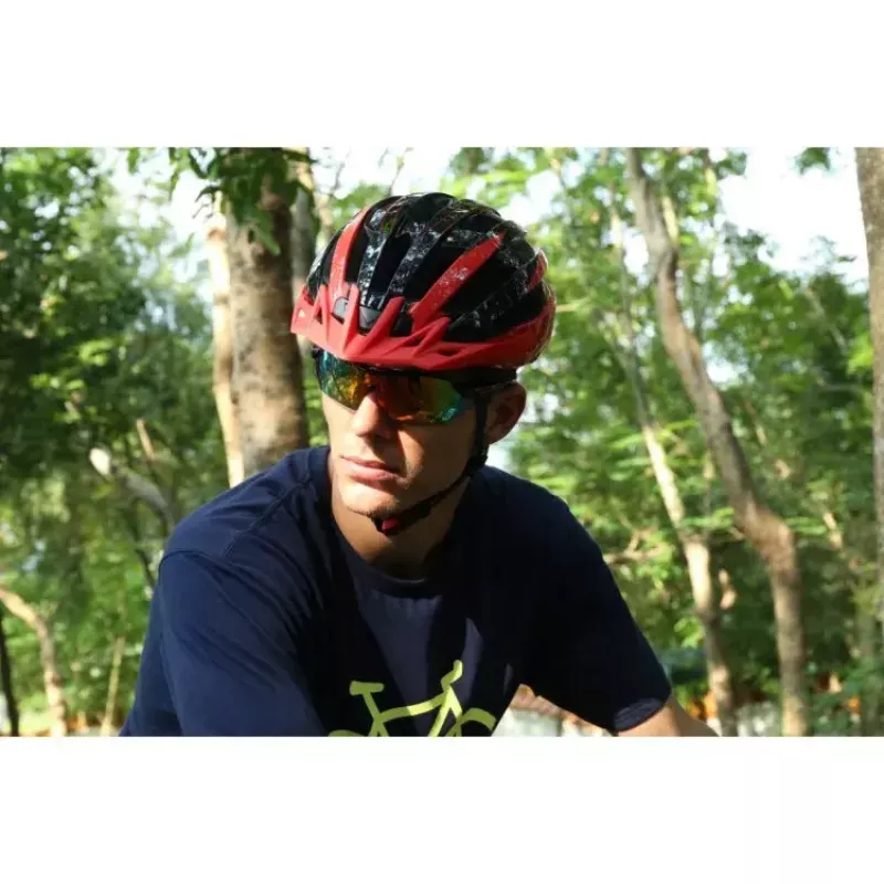 Livall MT1 Neo MTB Bluetooth-pyöräilykypärä, 58-62 cm, LED/SOS/Intercom, punainen (MT1NEO-L-RED)