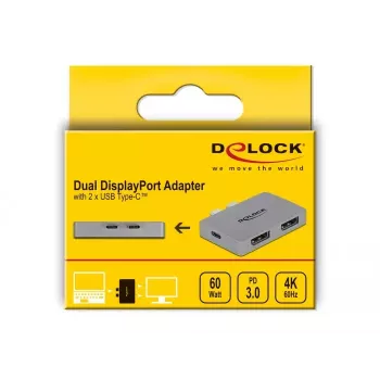 Dual DisplayPort -adapteri DeLOCK 64001 MacBookille