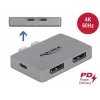 Dual DisplayPort -adapteri DeLOCK 64001 MacBookille