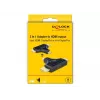 DeLOCK 64059 3-in-1-näyttösovitin, HDMI / DisplayPort / mini DisplayPort -tulo HDMI-lähtöön, 4K 60 Hz, musta