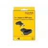 DeLOCK 64060 3-in-1-näyttösovitin, USB-C / DisplayPort / mini DisplayPort -tulo HDMI-lähtöön, 4K 60 Hz, musta