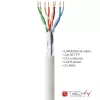 Techly ITP-C5F-305-RIS verkkokaapeli harmaa 305 m Cat5e F/UTP (FTP)