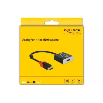 Aktiivinen DisplayPort 1.4 - HDMI -adapteri DeLOCK 65207