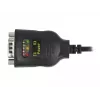 Sarjakaapeli DeLOCK 90494 USB Type-C RS-232 DB9 musta 0,35 m