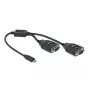 Sarjakaapeli DeLOCK 90494 USB Type-C RS-232 DB9 musta 0,35 m