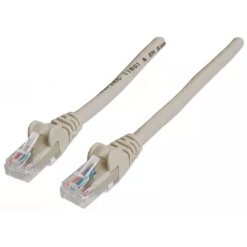 Intellinet verkkopatchkaapeli, Cat6, 20 m, harmaa, CCA, U/UTP, PVC, RJ45, kullatut kontaktit, lukituskielekkeen suojus, taittumissuoja, elinikäinen takuu