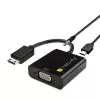 Techly muunnin HDMI Mini C - VGA IDATA HDMI-VGA4, VGA (D-Sub), HDMI Type-C (Mini), uros, naaras, 1920 x 1080 pikseliä, 1080p, 720p, 480p