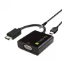 Techly muunnin HDMI Mini C - VGA IDATA HDMI-VGA4, VGA (D-Sub), HDMI Type-C (Mini), uros, naaras, 1920 x 1080 pikseliä, 1080p, 720p, 480p