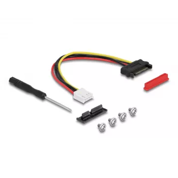 DeLOCK M.2 Key A+E - PCIe x1 NVMe -adapteri taivutettu 20 cm kaapeli