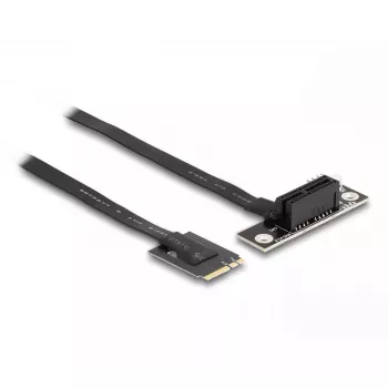 DeLOCK M.2 Key A+E - PCIe x1 NVMe -adapteri taivutettu 20 cm kaapeli
