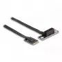 DeLOCK M.2 Key A+E - PCIe x1 NVMe -adapteri taivutettu 20 cm kaapeli