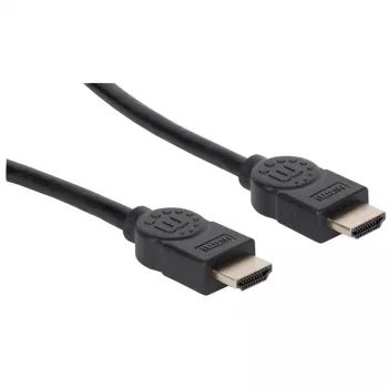 Manhattan HDMI 8K@60Hz -kaapeli Ethernetillä, 2 m, sertifioitu, sopii KAIKKIIN 8K-, 4K- ja 1080p/HD-sovelluksiin – päivitä nyt tai ole valmis, kun tarvitset sitä, uros-uros, musta, 4K@120Hz, elinikäinen takuu, Ultra High Speed