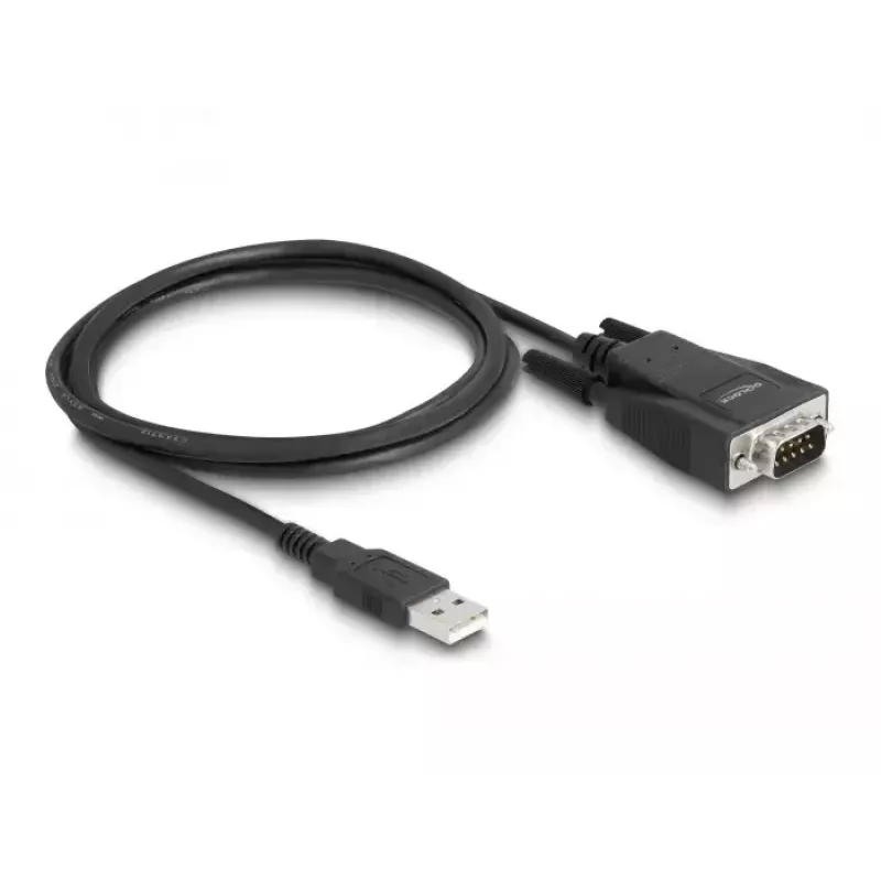 DeLOCK 64222 USB 2.0 Type-A - RS-232 DB9 -kaapeliadapteri 0,13 m musta