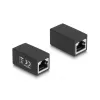 DeLOCK adapteri RJ45-naaras - RJ45-naaras Cat.6 musta