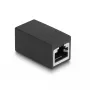 DeLOCK adapteri RJ45-naaras - RJ45-naaras Cat.6 musta