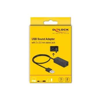 USB-kuulokemikrofoni- ja mikrofonisovitin DeLOCK 66731