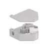 Keystone-moduuli DELOCK 87163 — USB A - USB A, harmaa/valkoinen, 60,1×59,4×21,6 mm