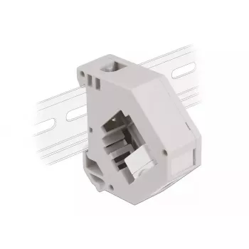 Keystone-moduuli DELOCK 87163 — USB A - USB A, harmaa/valkoinen, 60,1×59,4×21,6 mm