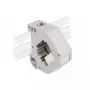 Keystone-moduuli DELOCK 87163 — USB A - USB A, harmaa/valkoinen, 60,1×59,4×21,6 mm