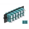 DeLOCK kuituadapteripaneeli LC Duplex OM4 12 portti aqua