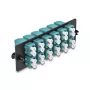 DeLOCK kuituadapteripaneeli LC Duplex OM4 12 portti aqua