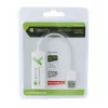 Techly USB2.0 - Fast Ethernet 10/100 Mbit/s -muunnin, johdollinen, USB, Ethernet, 100 Mbit/s, valkoinen