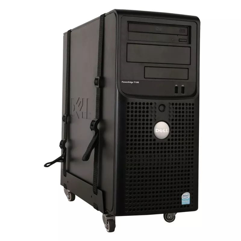 Techly ICA-CS 61 CPU-teline pöytä-CPU-teline musta