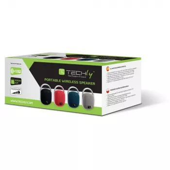 Techly ICASBL321BL kannettava/juhlakaiutin mono kannettava kaiutin sininen 5 W