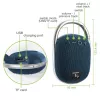 Techly ICASBL321BL kannettava/juhlakaiutin mono kannettava kaiutin sininen 5 W