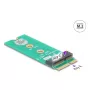 DeLOCK 64340 Sisäinen M.2-adapteri isäntäliitäntä M.2-pistoke