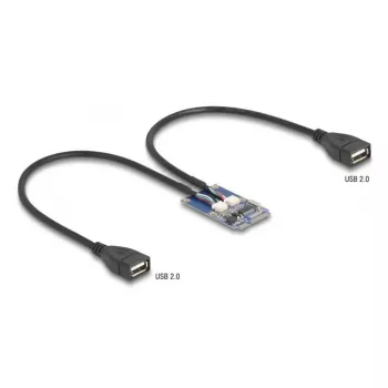 DeLOCK 64346 Sisäinen USB 2.0 -adapteri Mini PCI Express -pistoke