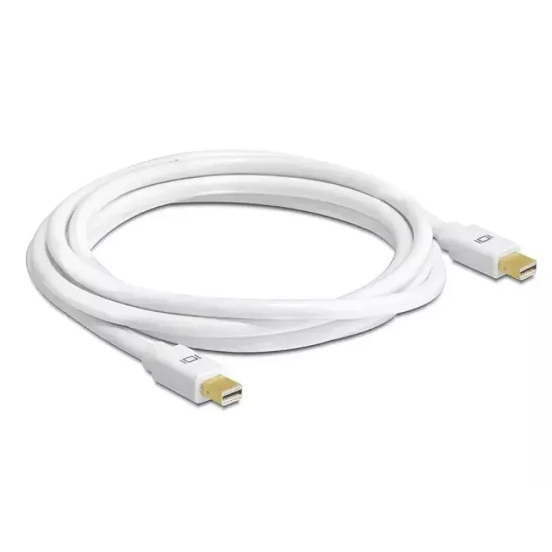DisplayPort-kaapeli DeLOCK 82794 1 m valkoinen