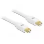 DisplayPort-kaapeli DeLOCK 82794 1 m valkoinen