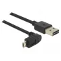 USB-kaapeli DeLOCK 83848 USB 2.0 1 m USB A Micro-USB B musta