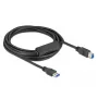 USB-kaapeli DeLOCK 85379 USB 3.2 Gen 1 5 m USB A USB B musta