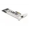 DeLOCK Mobile Rack PCI Express -kortti 1 x M.2 NVMe SSD Low Profile