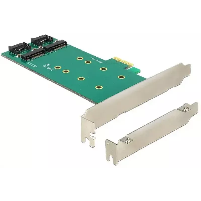 Sovitin DeLOCK 2x 67-pin M.2 Key B - 2x SATA 7-pin