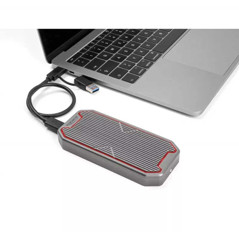 SSD-kotelo DeLOCK 42015 harmaa M.2 20 Gbit/s USB Type-C