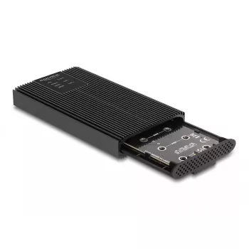 SSD-kotelo DeLOCK 42022 ulkoinen kotelo USB 20 Gbps 2 x M.2 NVMe PCIe SSD