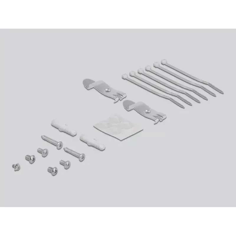 Kytkentäpaneeli DeLOCK Keystone 6 port musta