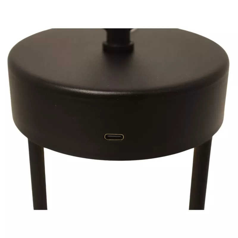 Techly I-LAMP-TABLE1 pöytävalaisin ei vaihdettava polttimo 3 W LED musta