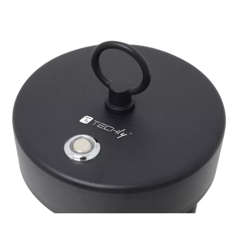 Techly I-LAMP-TABLE1 pöytävalaisin ei vaihdettava polttimo 3 W LED musta