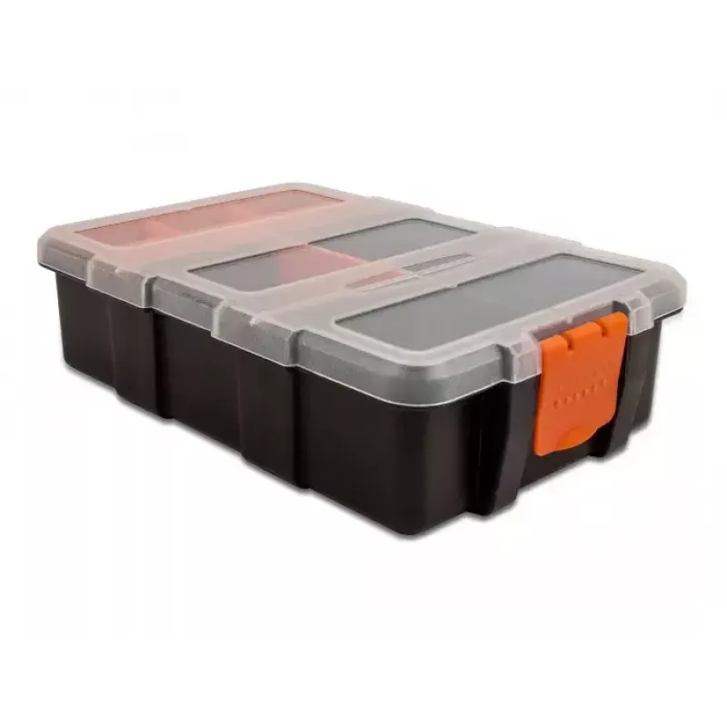 Säilytyslaatikko DeLOCK 18419 11 lokeroa 220x155x60mm oranssi/musta