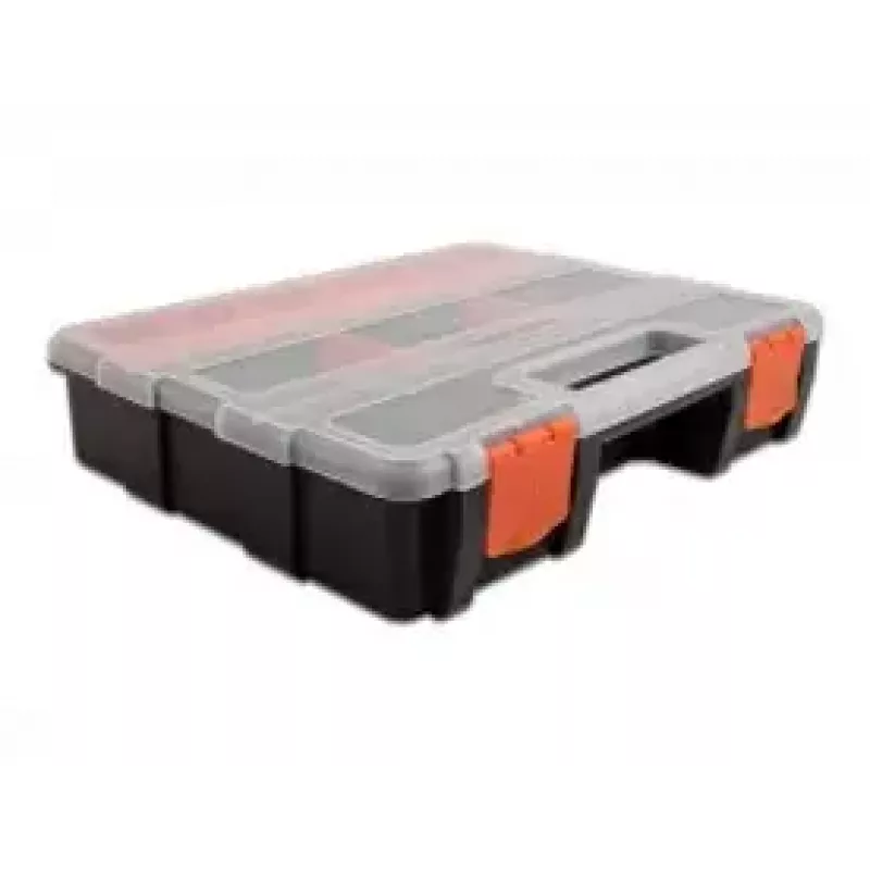 Säilytyslaatikko DeLOCK 18416 21 lokeroa 290x220x60mm oranssi musta