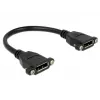 DisplayPort-kaapeli DeLOCK 0,5 m F-F 85113