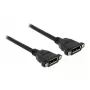 DisplayPort-kaapeli DeLOCK 0,5 m F-F 85113