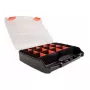 Säilytyslaatikko DeLOCK 18418 17 lokeroa 320x255x60mm oranssi musta