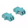 Kuituadapteri DELOCK LC naaras-naaras OM3 Duplex (2 kpl:n pakkaus)
