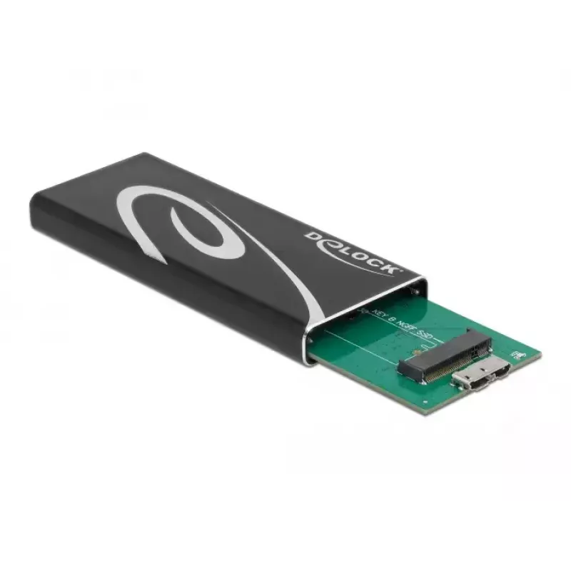 SSD-kotelo DeLOCK 42007 musta M.2